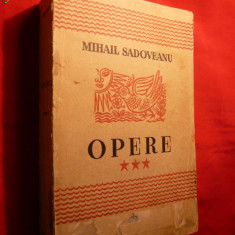 Mihail Sadoveanu - OPERE-vol III -per.1904-1917 -ed. 1943