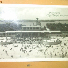 Carte postala Constanta Mamaia Plaja din avion