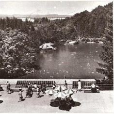 CP202-45 Sovata -Lacul ,,Ursu" -RPR -carte postala, circulata 1963 -starea care se vede