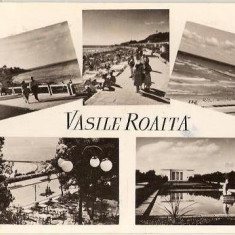 CP202-62 Vasile Roaita -Pe plaja - RPR -carte postala, circulata 1961 -starea care se vede