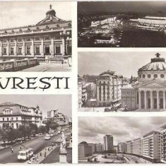 CP202-73 Bucuresti -RPR -carte postala, circulata 1966 -starea care se vede