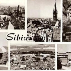 CP202-90 Sibiu -carte postala, circulata 1969 -starea care se vede