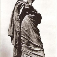 CP202-22 Constanta -Statuia lui Ovidiu -carte postala, circulata 1966 -starea care se vede