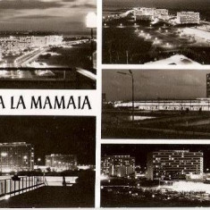 CP202-89 Noaptea la Mamaia -carte postala, circulata 1966 -starea care se vede