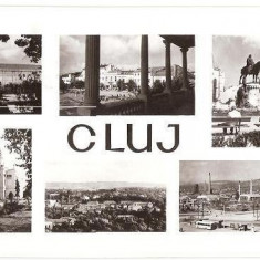 CP203-01 Cluj -RPR -carte postala, circulata -starea care se vede