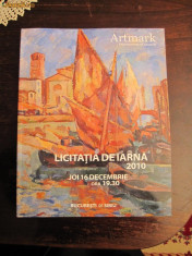 Catalog arta Artmark - Licitatia de iarna 2010 foto