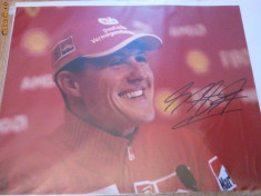 Autograf Michael Schumacher foto