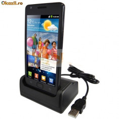 Dock cu USB si incarcator Samsung i9100 Galaxy S 2 foto