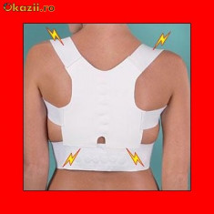 Ham - Corset pt indreptarea spatelui si pt coloana vertebrala cu Benzi Magnetice Dr. Levine Posture Sport. foto