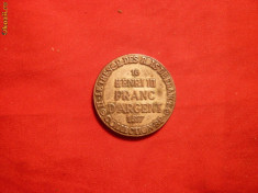 Moneda de 1 Franc 1577 ,Henric III Franta - FALS ,d= 2,5 cm. foto