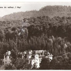 CP204-05 Govora -Casa de odihna ,,1 Mai" -RPR -carte postala, circulata 1962 -starea care se vede