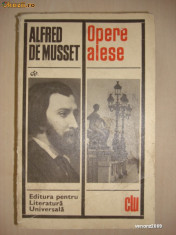 ALFRED DE MUSSET - OPERE ALESE foto