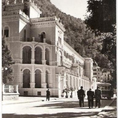 CP204-22 Baile Herculane -Sanatoriul balnear. Pavilionul nr.1 -carte postala, circulata 1958 -starea care se vede