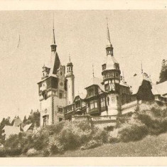 CP204-50 Sinaia -Castelul Peles -carte postala, circulata 1958 -starea care se vede