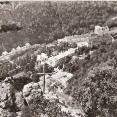 CP204-03 Baile Herculane-Vedere de la Crucea Alba -RPR -carte postala, circulata 1960 -starea care se vede