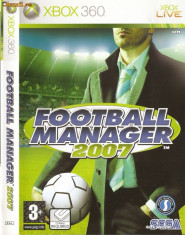 JOC XBOX 360 FOOTBALL MANAGER 2007 ORIGINAL PAL / STOC REAL / by DARK WADDER foto