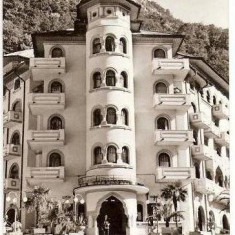 CP204-70 Baile Herculane. Hotel Cerna -carte postala, circulata 1966 -starea care se vede