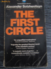 Carte &amp;quot;The first circle&amp;quot;- Al Solzhenitsyn- in lb engleza foto