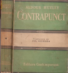 A.Huxley / CONTRAPUNCT (2 volume,editie interbelica) foto