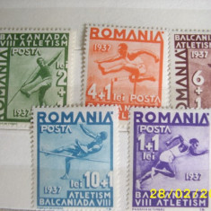 Romania 1937 Balcaniada LP 121