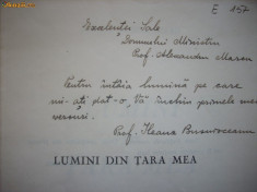 Ileana Busuioceanu - Lumini din tara mea / 1942, Ed.I-Autograf foto