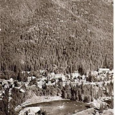 CP205-83 Tusnad -Vedere de pe Stanca Soimilor -RPR -carte postala, circulata 1964 -starea care se vede