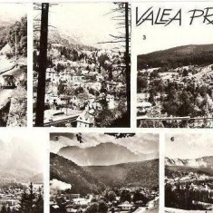 CP207-83 Valea Prahovei: Posada; Sinaia; Poiana Tapului; Busteni; Azuga; Predeal (pod)-carte postala necirculata -starea care se vede