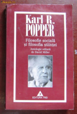 K R Popper Filosofie sociala si filosofia stiintei foto