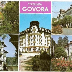 CP208-21 Statiunea Govora -carte postala circulata 1975 -starea care se vede