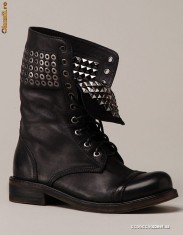 OMG Ghete bocanci ghete cizme tinte batute 2moduri purtare copie bess zara 36/37 military combat pt rochii inflorate blugi scurti 280lei REZERVATE foto