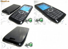 Carcasa noua neagra black Nokia E51 tastatura inclusa + transport gratuit Posta foto
