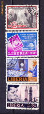 Timbre Liberia 1966 Memorialul Kennedy foto