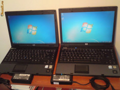 HP nc 6510b intel celeron 550M 2.13 ghz 1gb ram DDR 2, Hdd 80gb SATA , dvd combo, wifi compatibil Windows 7 ,14.1 display wide garantie ! foto