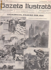 Rev. Gazeta Ilustrata : groaznicul prapad din 1914, primul razboi mondial (1914 foto