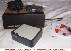 MODEM INTERNET - THOMSON TCM-420 - RETEA CATV UPC - IMPECABIL / NOU foto