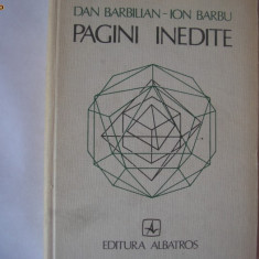 Pagini inedite- Dan Barbilian-Ion Barbu P8