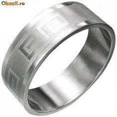 Stainless Steel/ Inox Ring - Marime US 10 foto