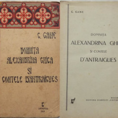 C. Gane , Domnita Alexandrina Ghica si Contele d'Antraigues , 1937 , editia 1