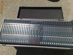 Mixer 32 canale cu flight case si sursa externa de alimentare. foto