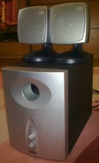 Sistem Intex IT-1400W 2.1 subwoofer lemn foto