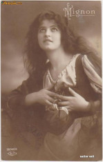 portret de fata, Mignon, (1920) foto