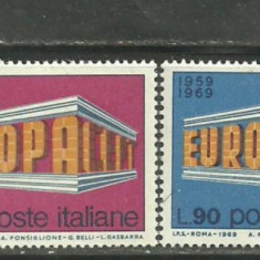 Italia 1969 - EUROPA CEPT, serie nestampilata B4