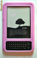 HUSA SILICON ROZ KINDLE 3 - TRANSPORT GRATUIT foto