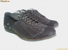 AREA FORTE papuci pantofi originali piele naturala lucrati manual , foto