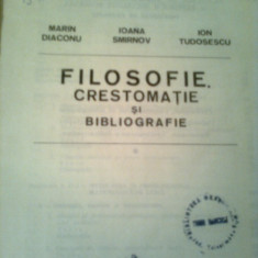 FILOSOFIE ~ CRESTOMATIE SI BIBLIOGRAFIE