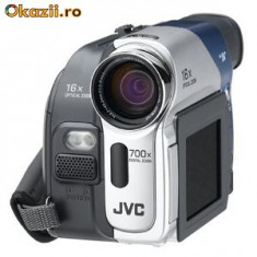 Vand camera Video JVC GR-D72U + acumulator rezerva 1400mAh (afiseaza REMOVE LENS CAP) foto