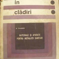 INSTALATII IN CLADIRI (MATERIALE SI APARATE PENTRU INSTALATII SANITARE)