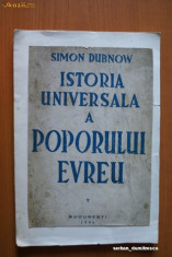 SIMION DUBNOW - Istoria universala a poporului evreu, vol. V - 1946 foto