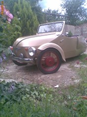 velorex tuning unicat reconstruit 3 roti,de epoca inscrierea+200eur foto