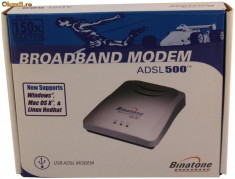 LOT 10x Modem ADSL Binatone ADSL 500 NOU! foto